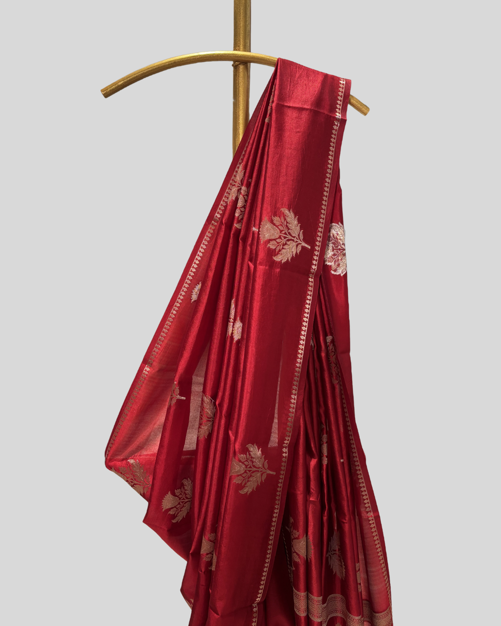 Sindhura-Grit Heritage Silk