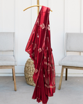 Sindhura-Grit Heritage Silk