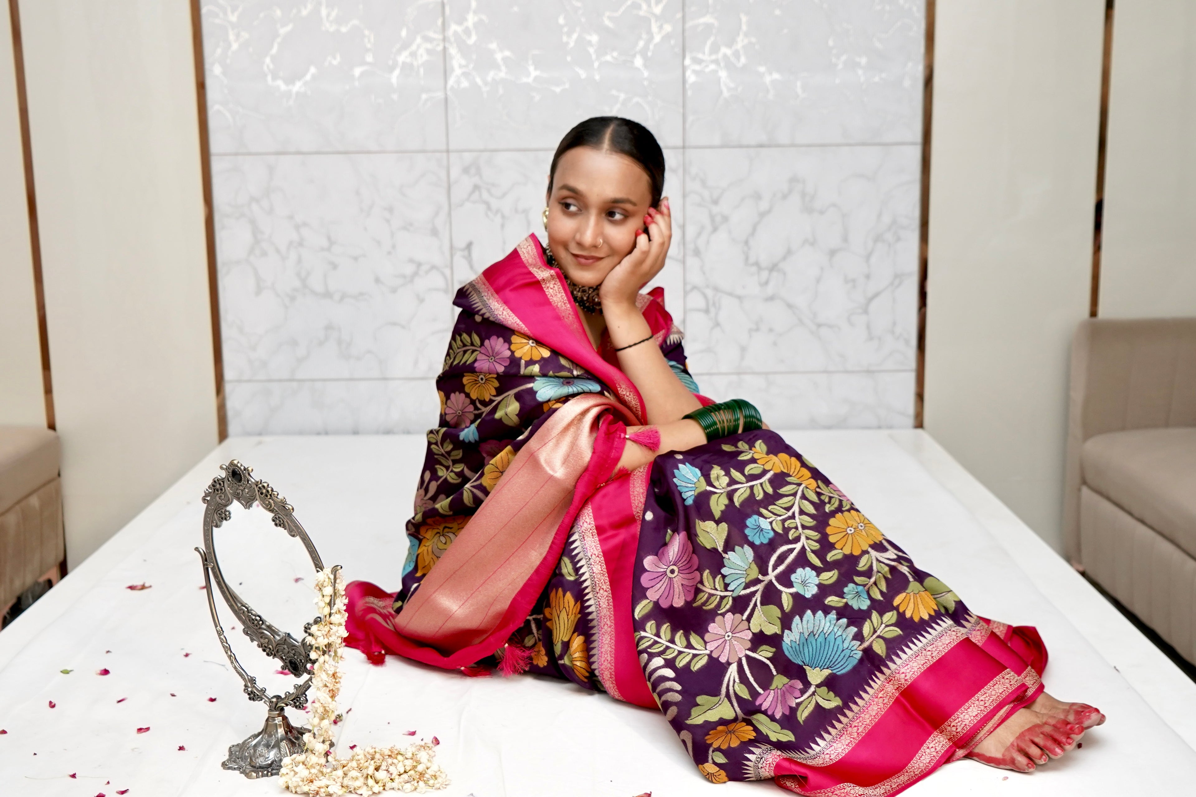 Banarsi Katan Silk