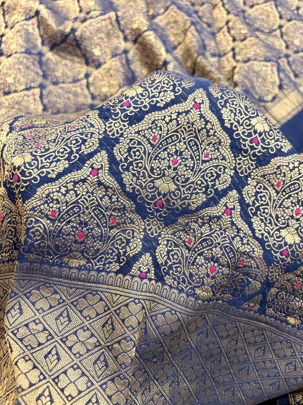 Banarasi Brocate blue