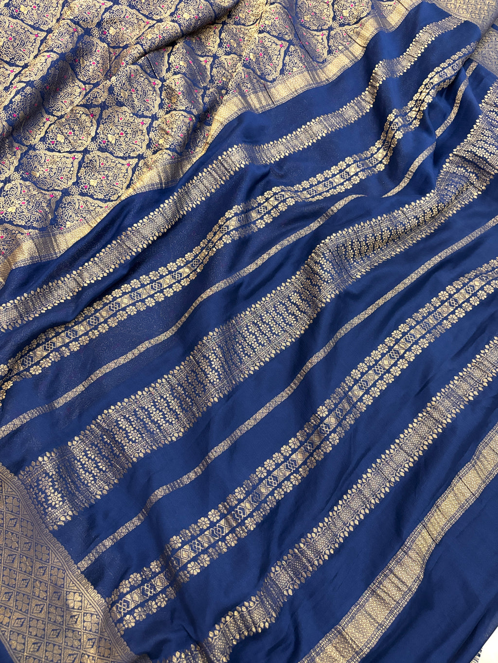 Banarasi Brocate blue