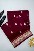 Burgundy Glaze Organza