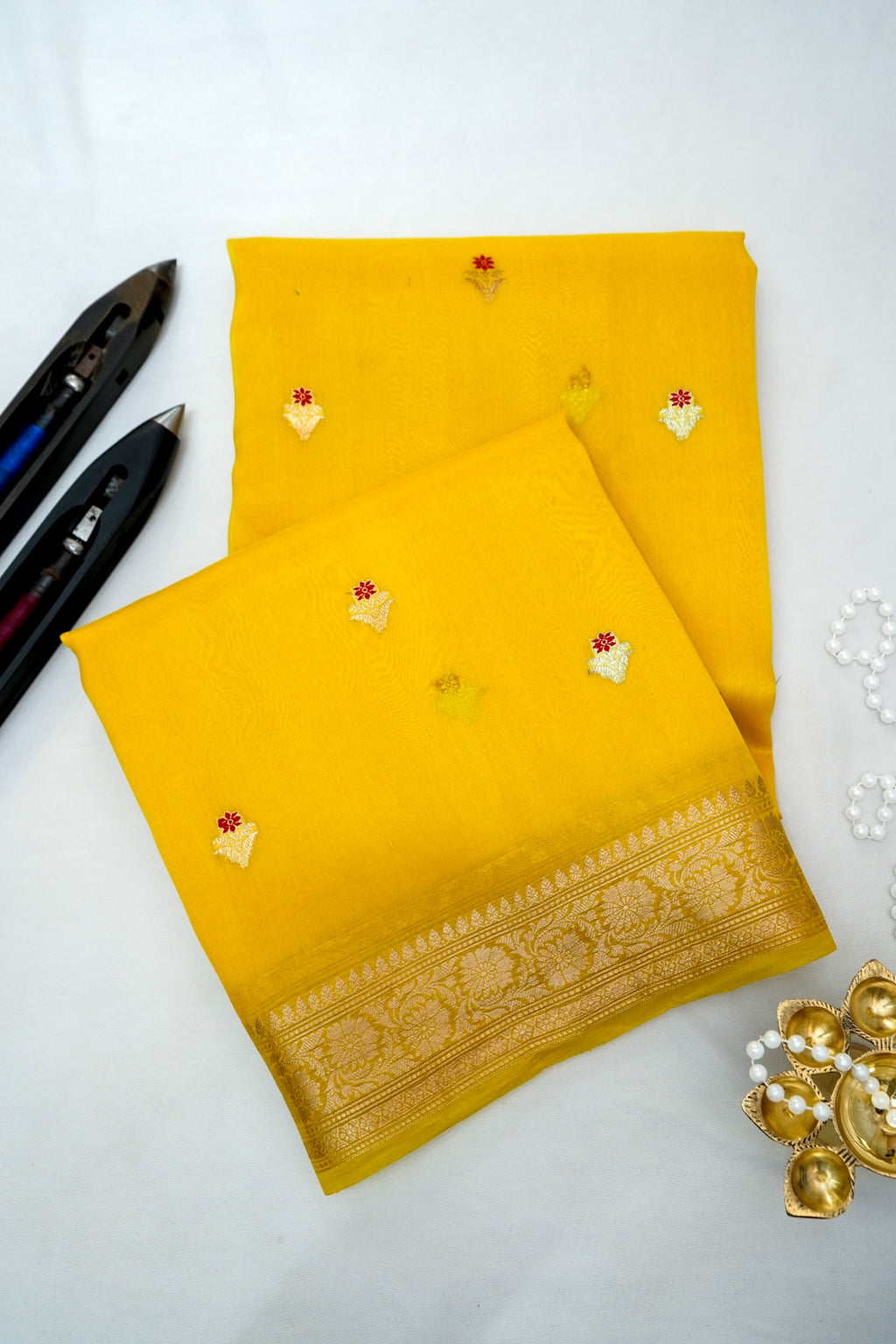 Canary Glaze Organza