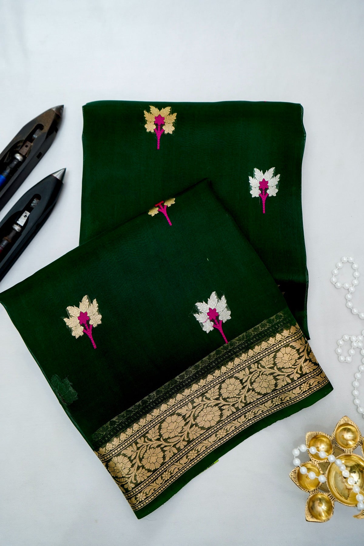 Emerald Mist Organza