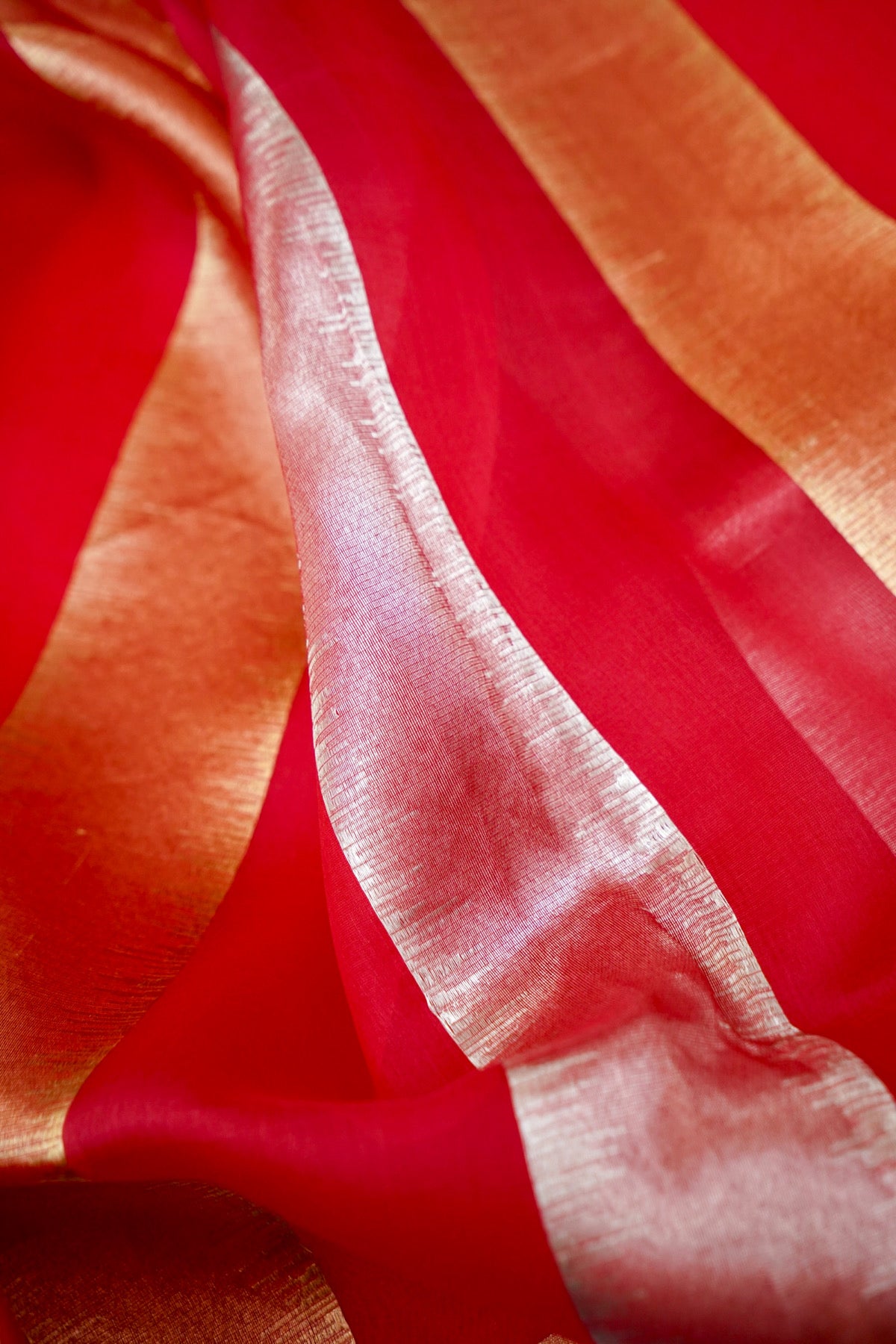 Fuchsia Glaze Organza