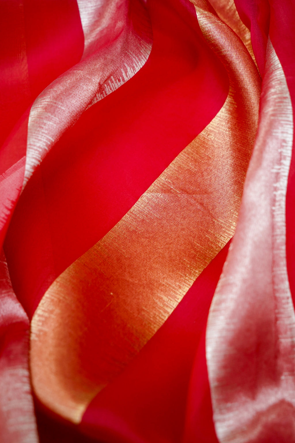 Fuchsia Glaze Organza