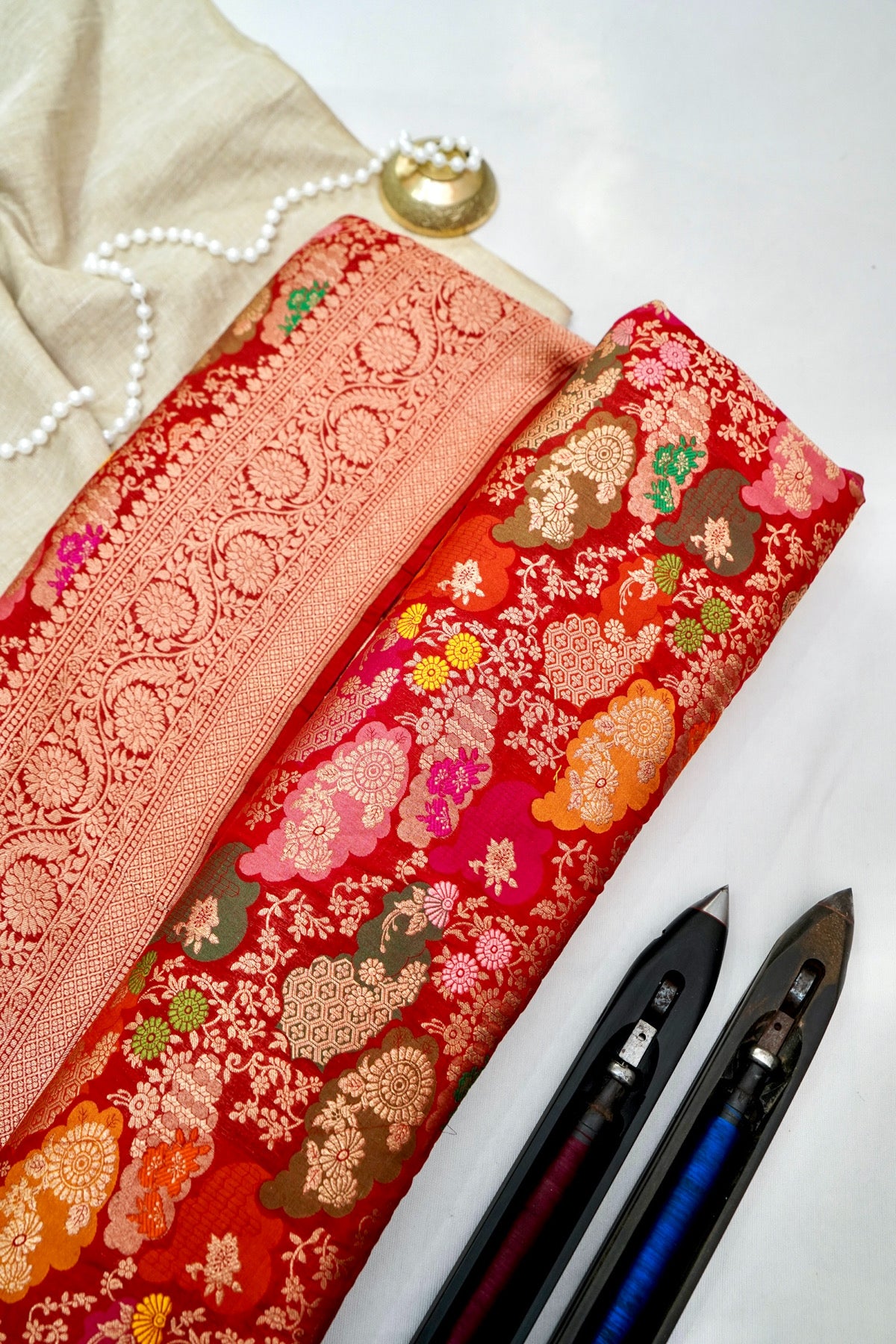 Gulnaar Red Silk