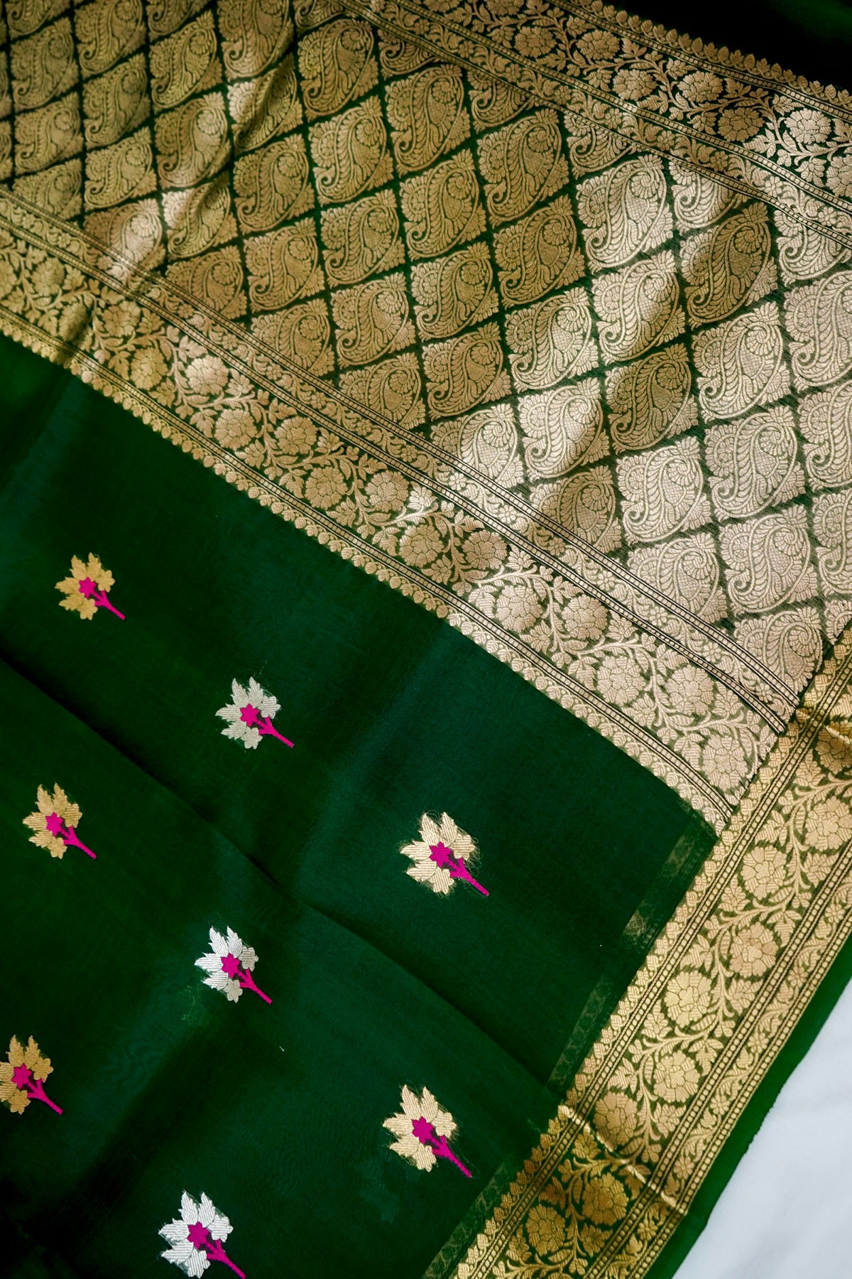 Emerald Mist Organza