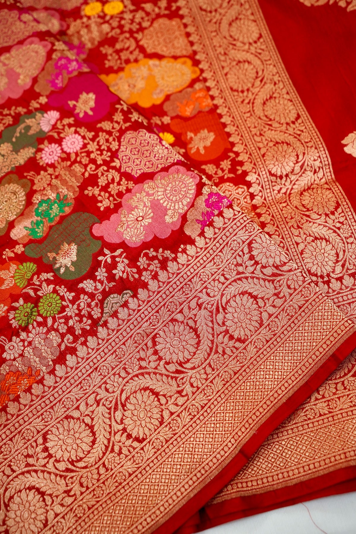 Gulnaar Red Silk