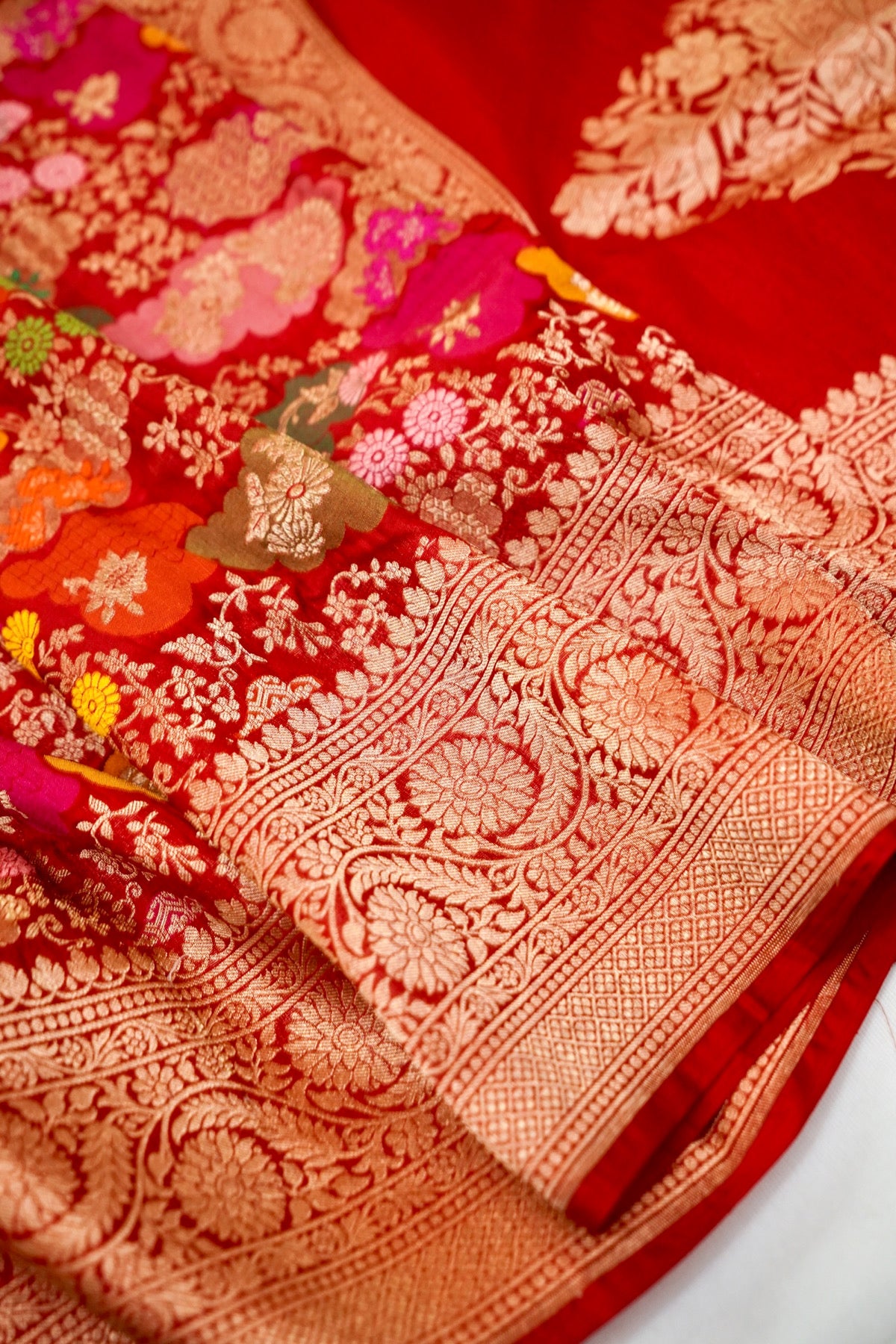 Gulnaar Red Silk