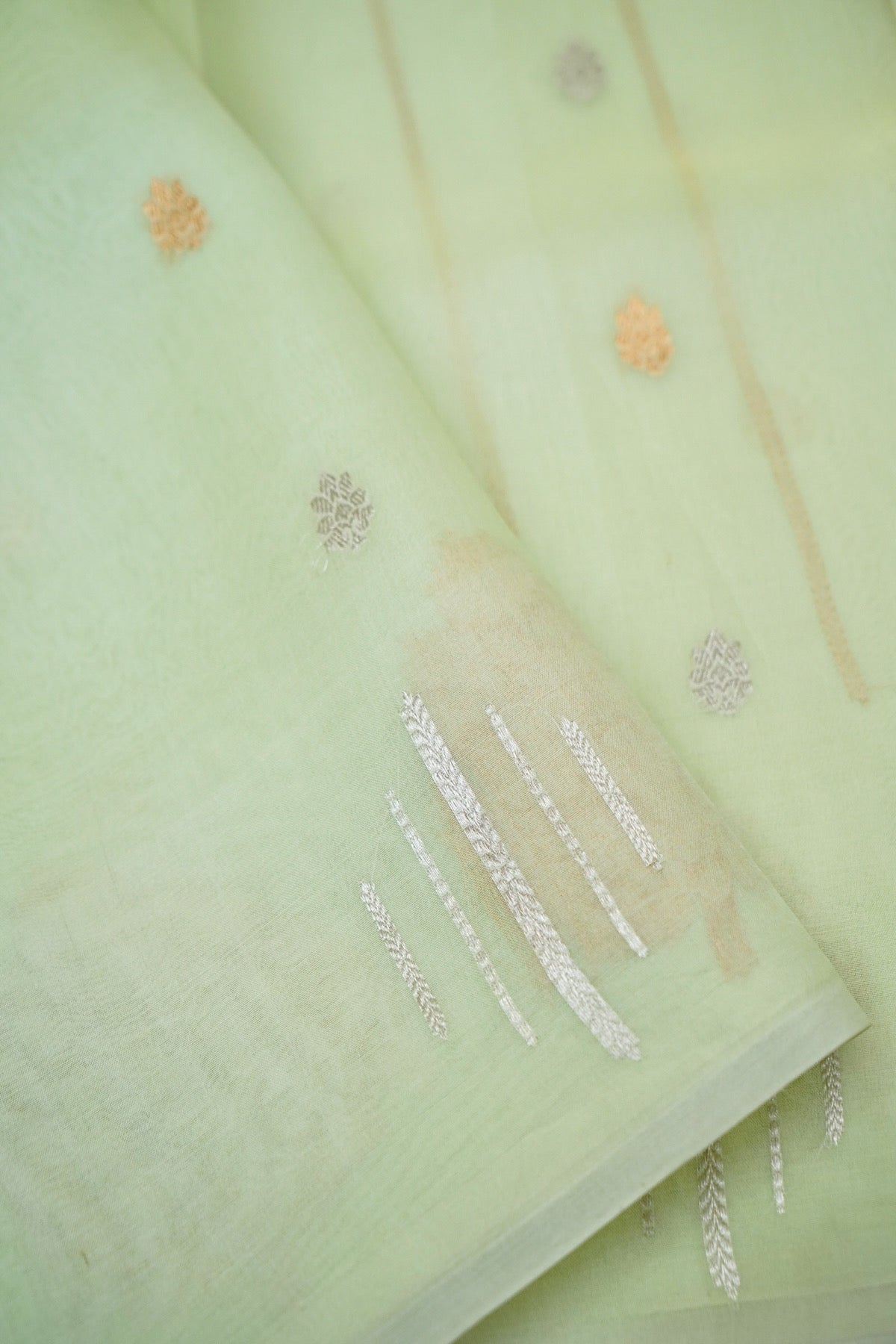 Pistachio Glaze Organza