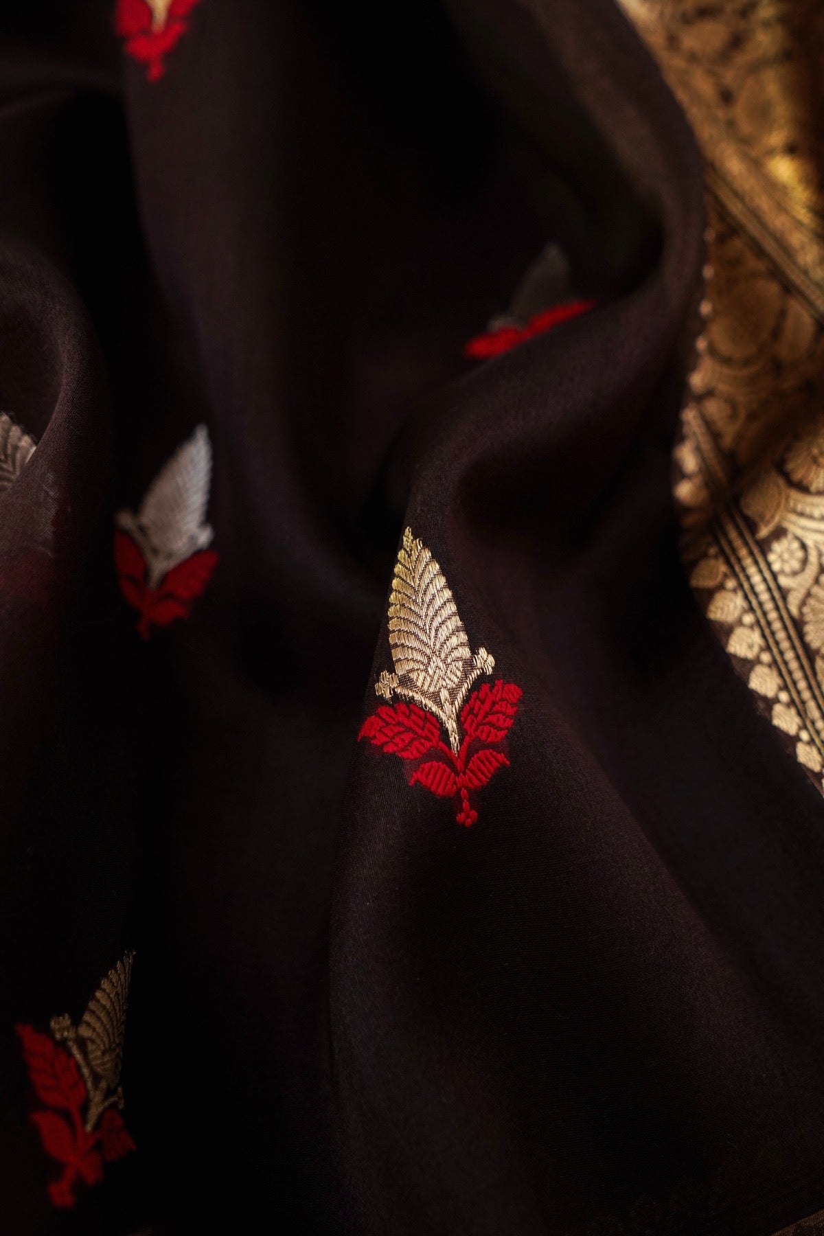 Burgundy Glaze Organza
