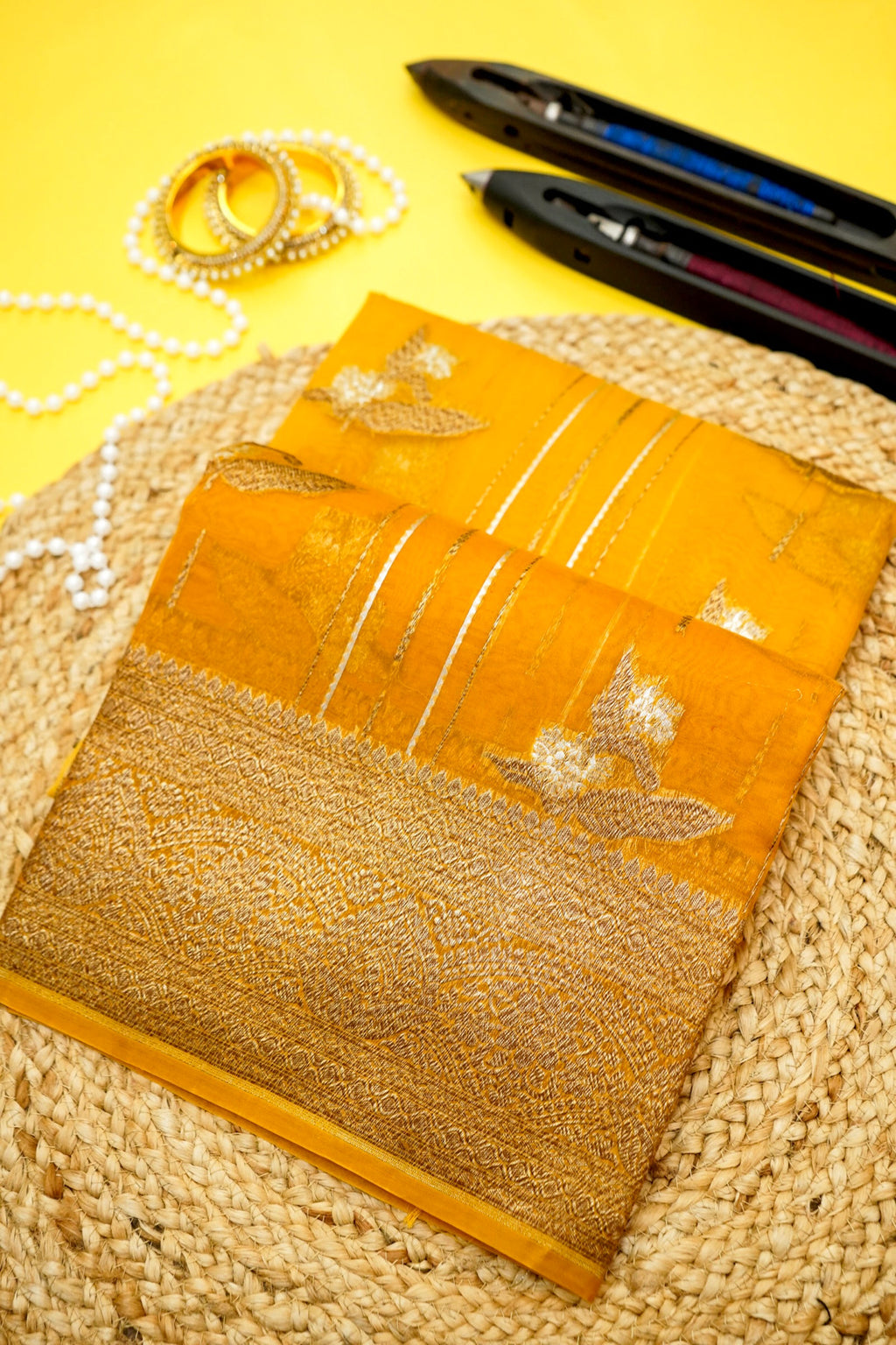 Saffron Glaze Organza