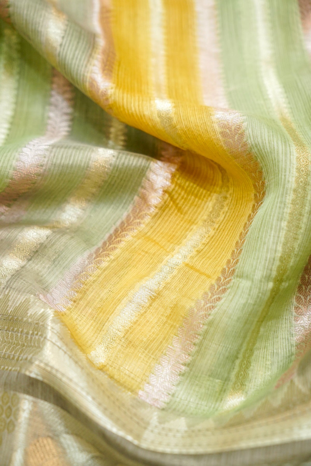 Mint Jade Glaze Organza