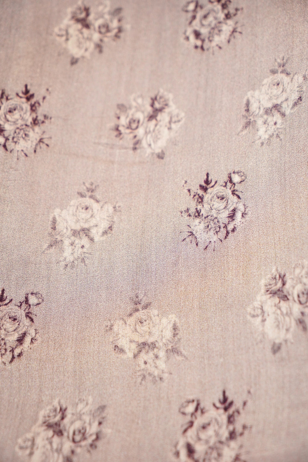 Rose-Noir Glaze Organza