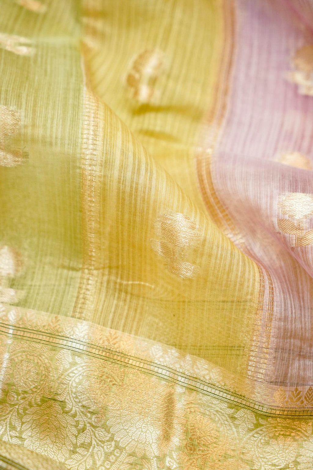 Mint Jade Glaze Organza
