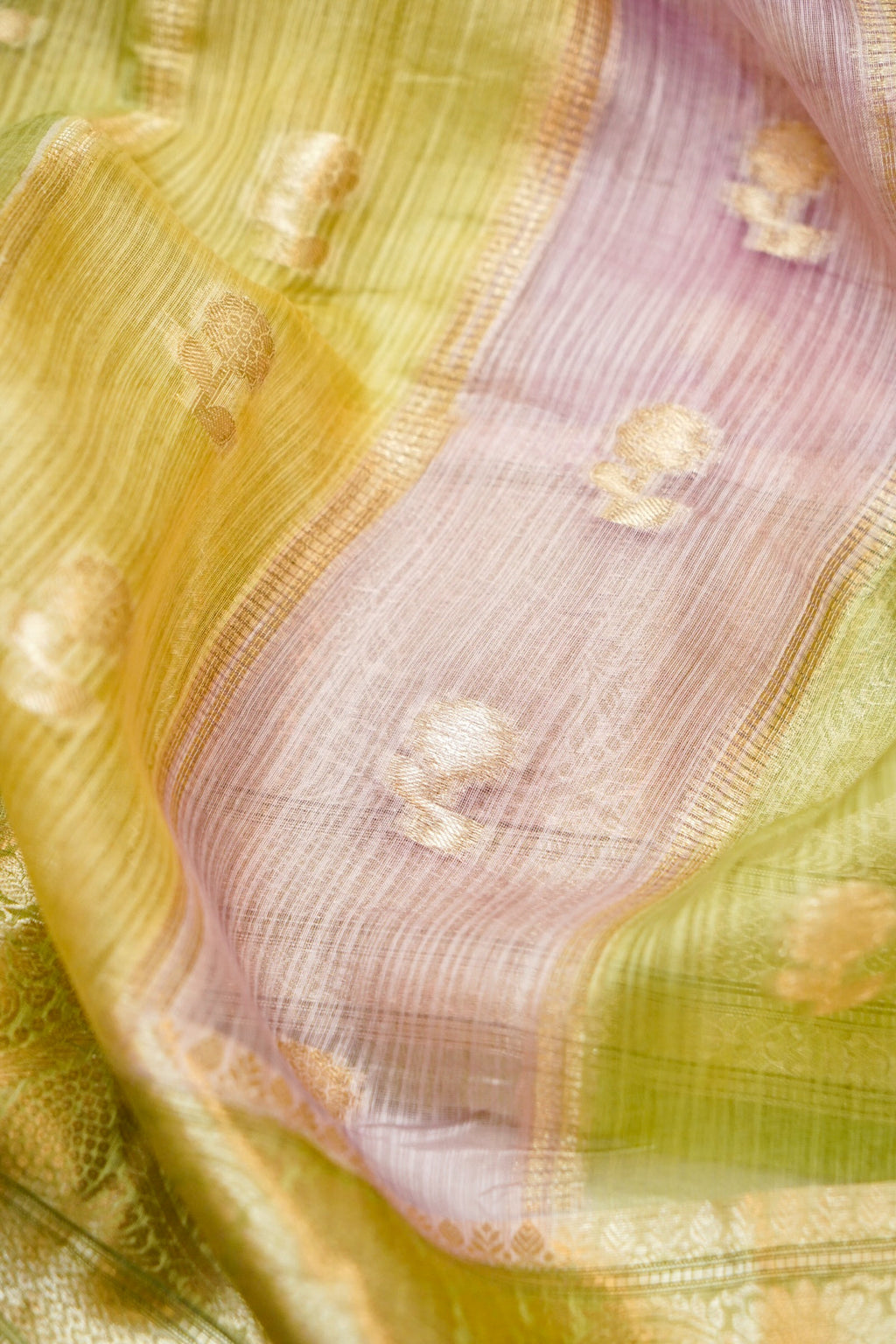 Mint Jade Glaze Organza