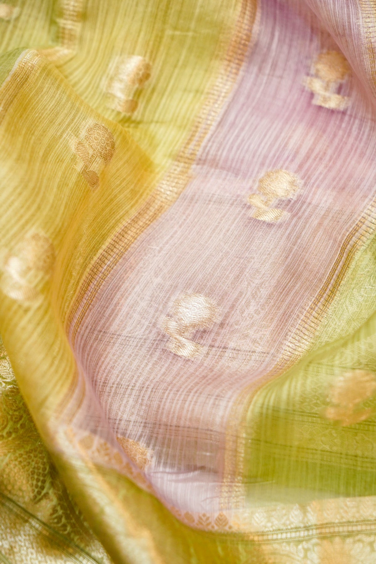 Mint Jade Glaze Organza