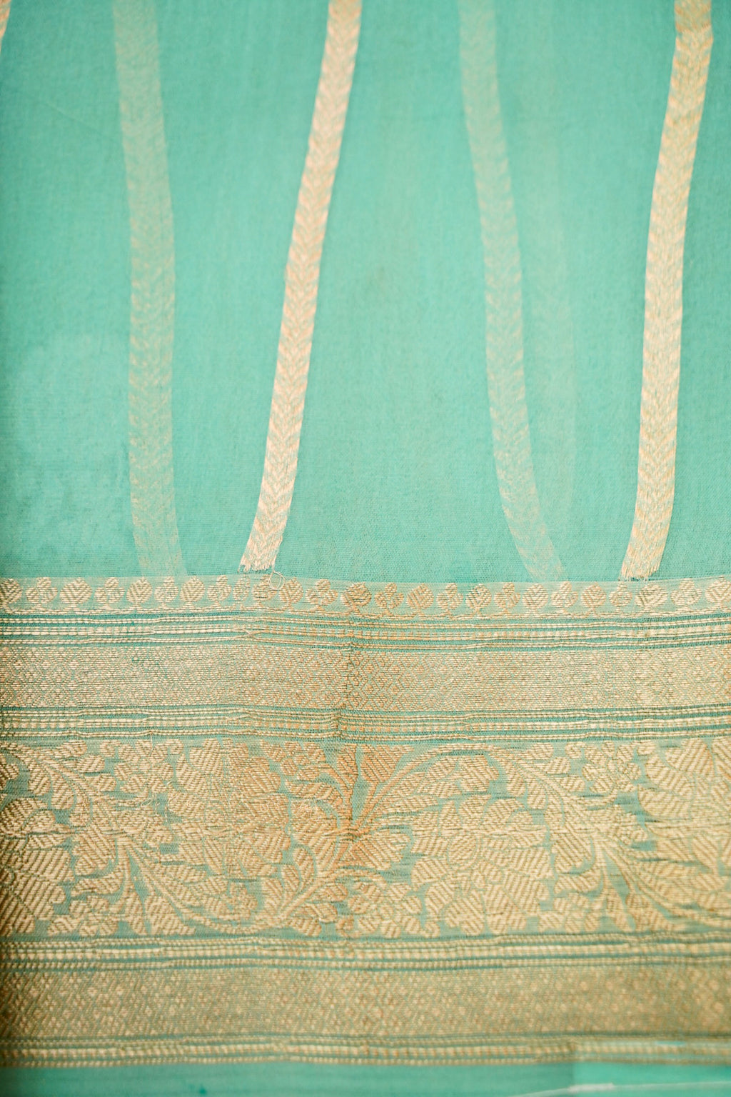 Aquamarine Shimmer Silk