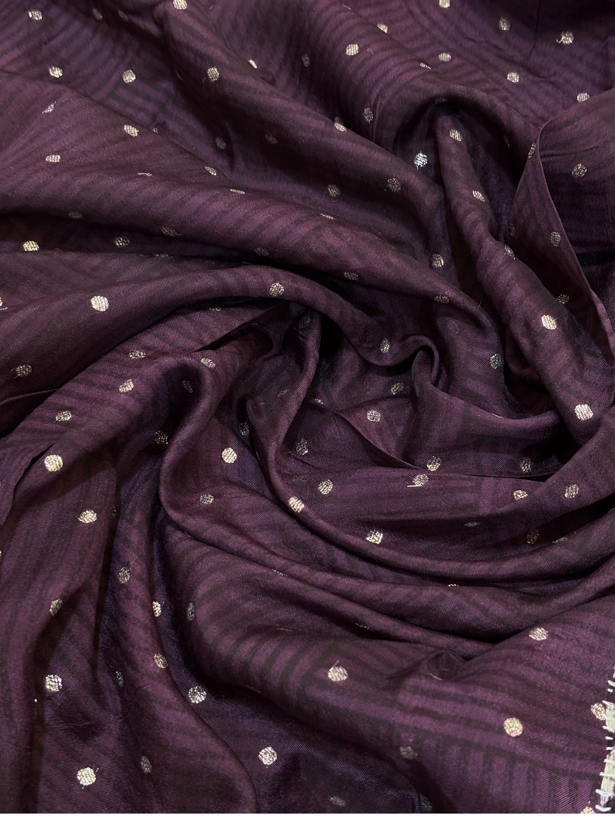 Chiffon Print Saree in voilet
