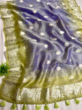 Viscose Tissue & Paithani Designer Saree
