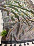 Viscose Tissue & Paithani Designer Saree