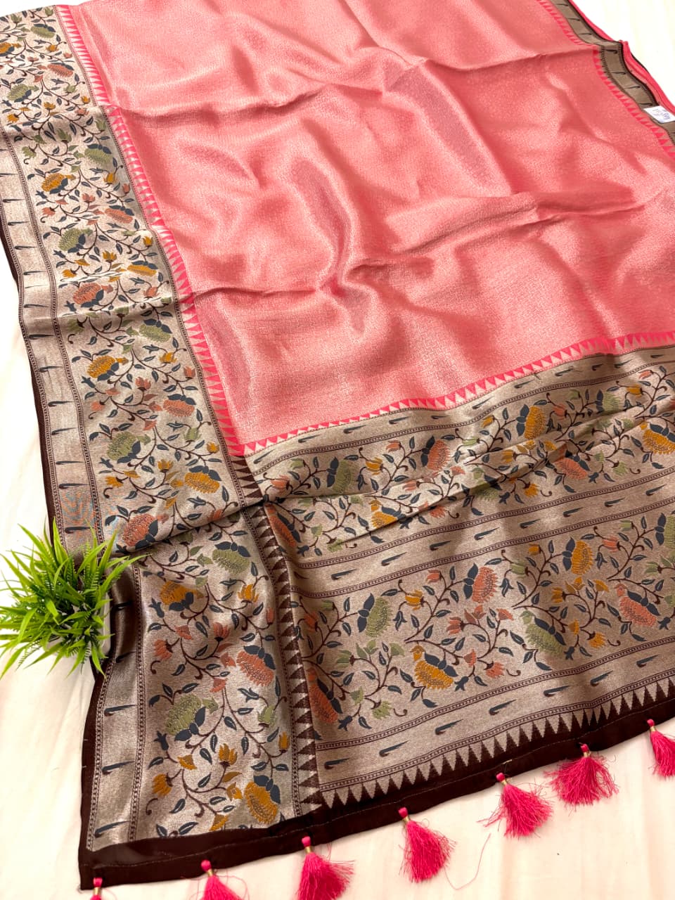 Rose-Quartz Paithani Archive