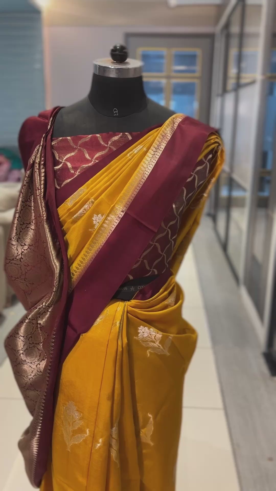 The Gilded Mirage Silk
