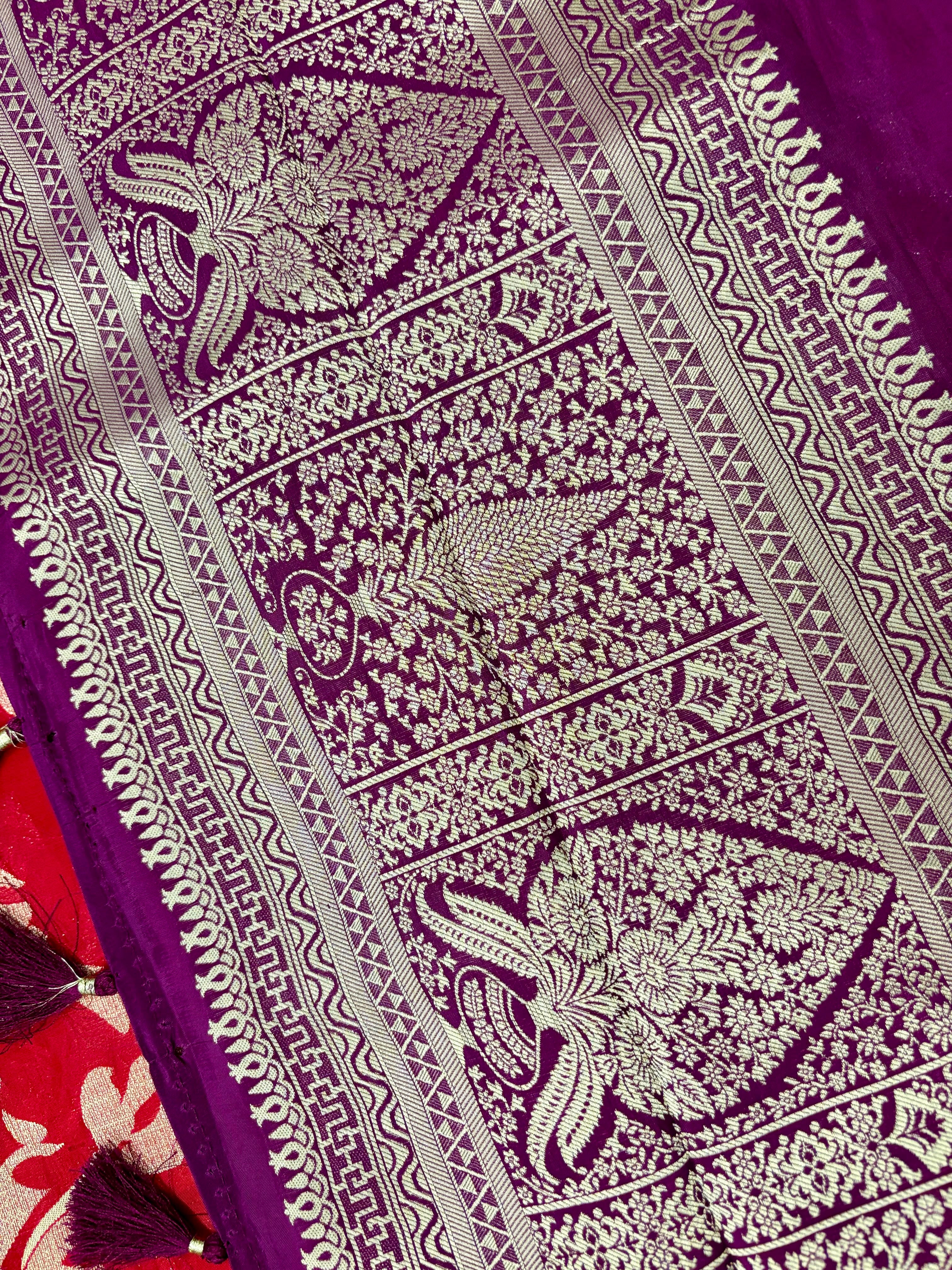 Red Kataan Silk